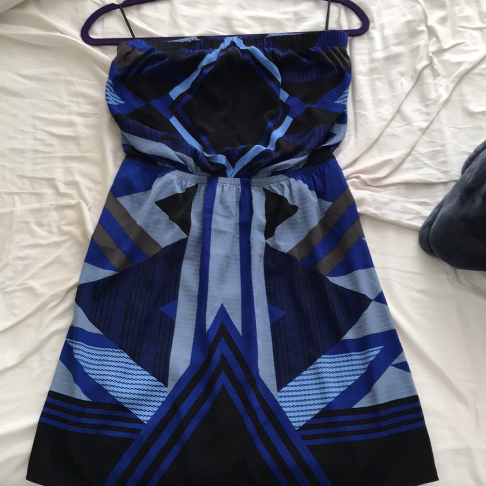 Express patterned tube dress